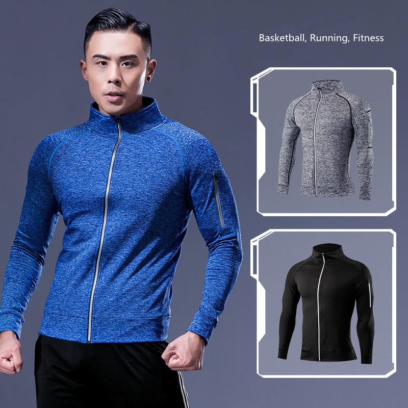 Running Jogging Gear - メンズ ランニング トレーニング ジャケット トレーニング ジッパー
