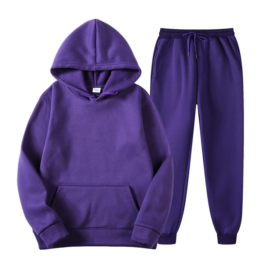 Running Jogging Gear - 2024 冬のブランドジャージメンズセット長袖プルオーバー + ジョギングパンツ 2 個セットフィットネスランニングスーツ