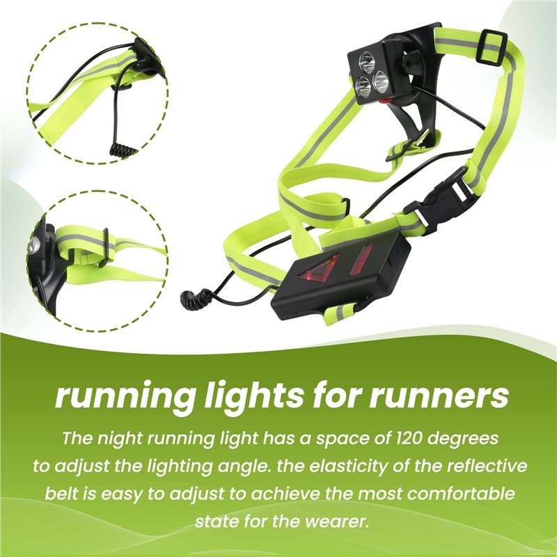 ランナー向けの高品質な夜間ランニング用ライト。反射素材のベス - Quality Running Gear のレビューと価格