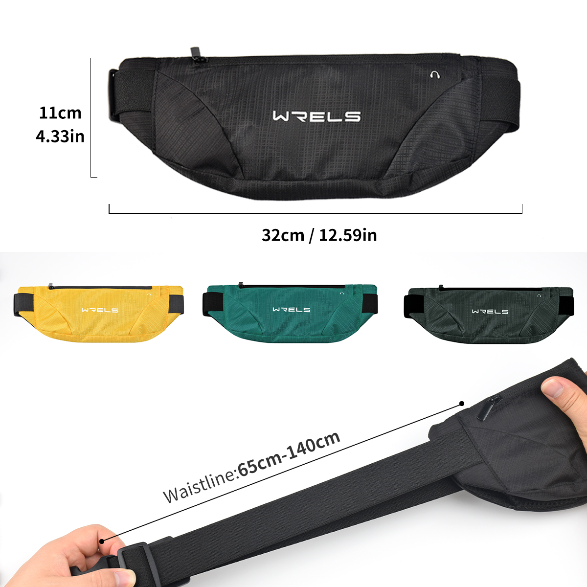 WRELS ウエストバッグランニングバッグアウトドアスポーツ - Running Jogging Gear のレビューと価格