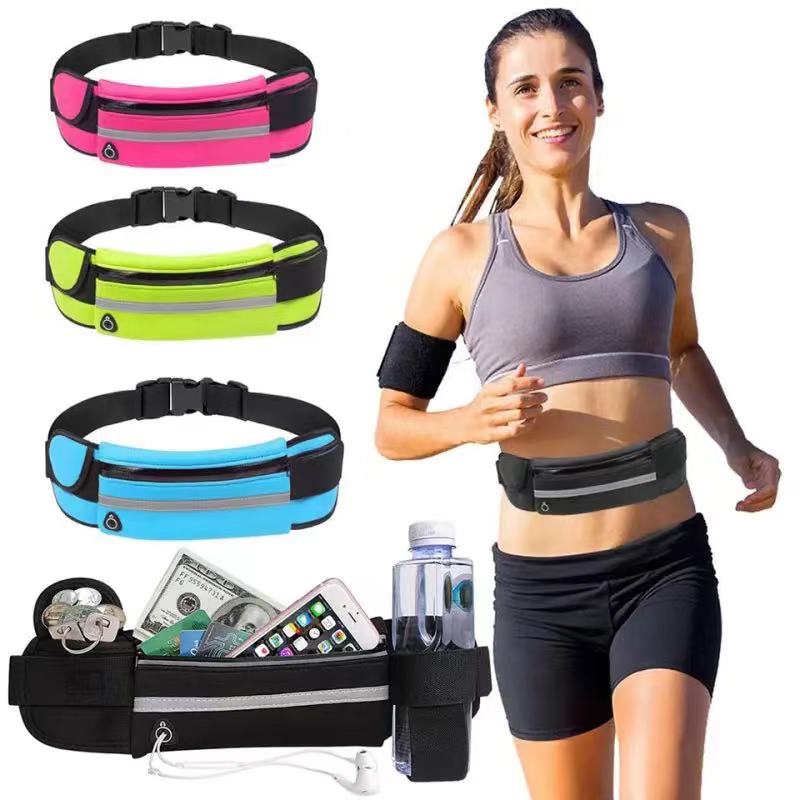 ランニングポーチベルトウエストパックバッグワークアウトファニ - Running Jogging Gear のレビューと価格