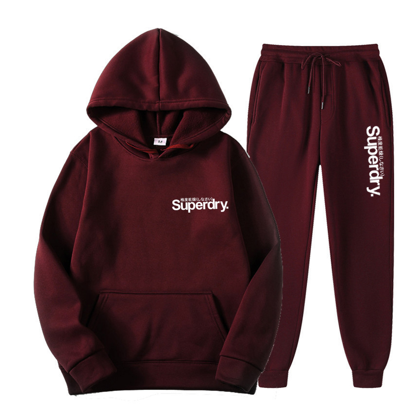 メンズスポーツウェアセータースーツ パーカー+パンツ スポー - Running Jogging Gear のレビューと価格