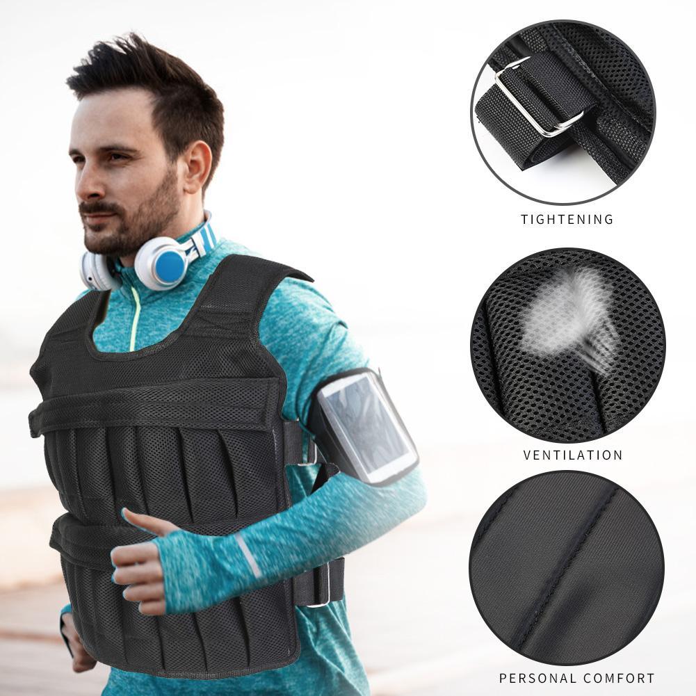 3/15/35kg ジャケット 調節可能なワークアウトウェイ - Running Jogging Gear のレビューと価格