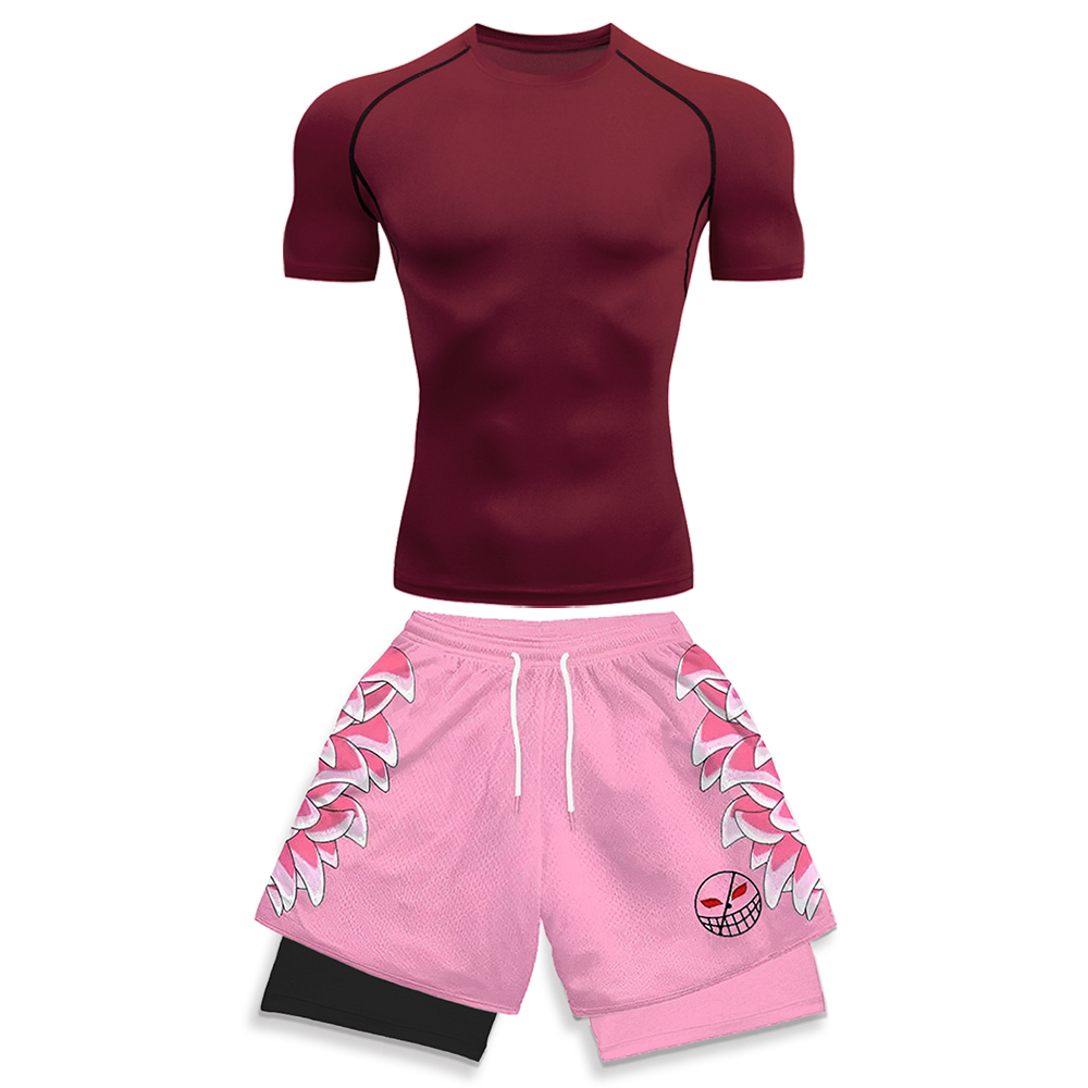 高弾性ワークアウトウェア男性用ホワイトコンプレッションTシャ - Running Jogging Gear のレビューと価格