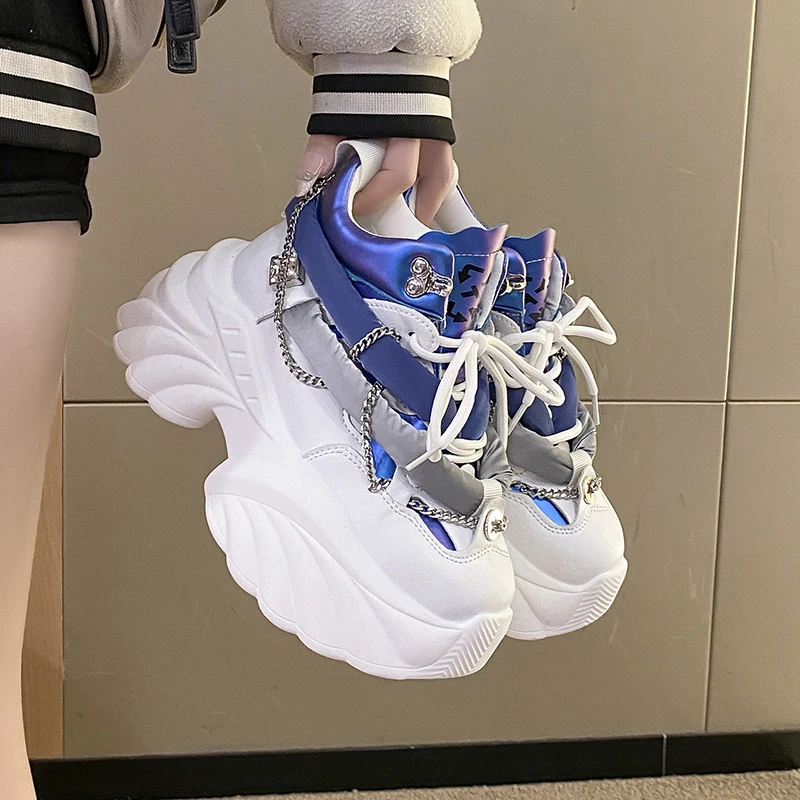 女性のためのレースアップスニーカー、ローファー、靴、カジュア - Running Gear Ladies のレビューと価格
