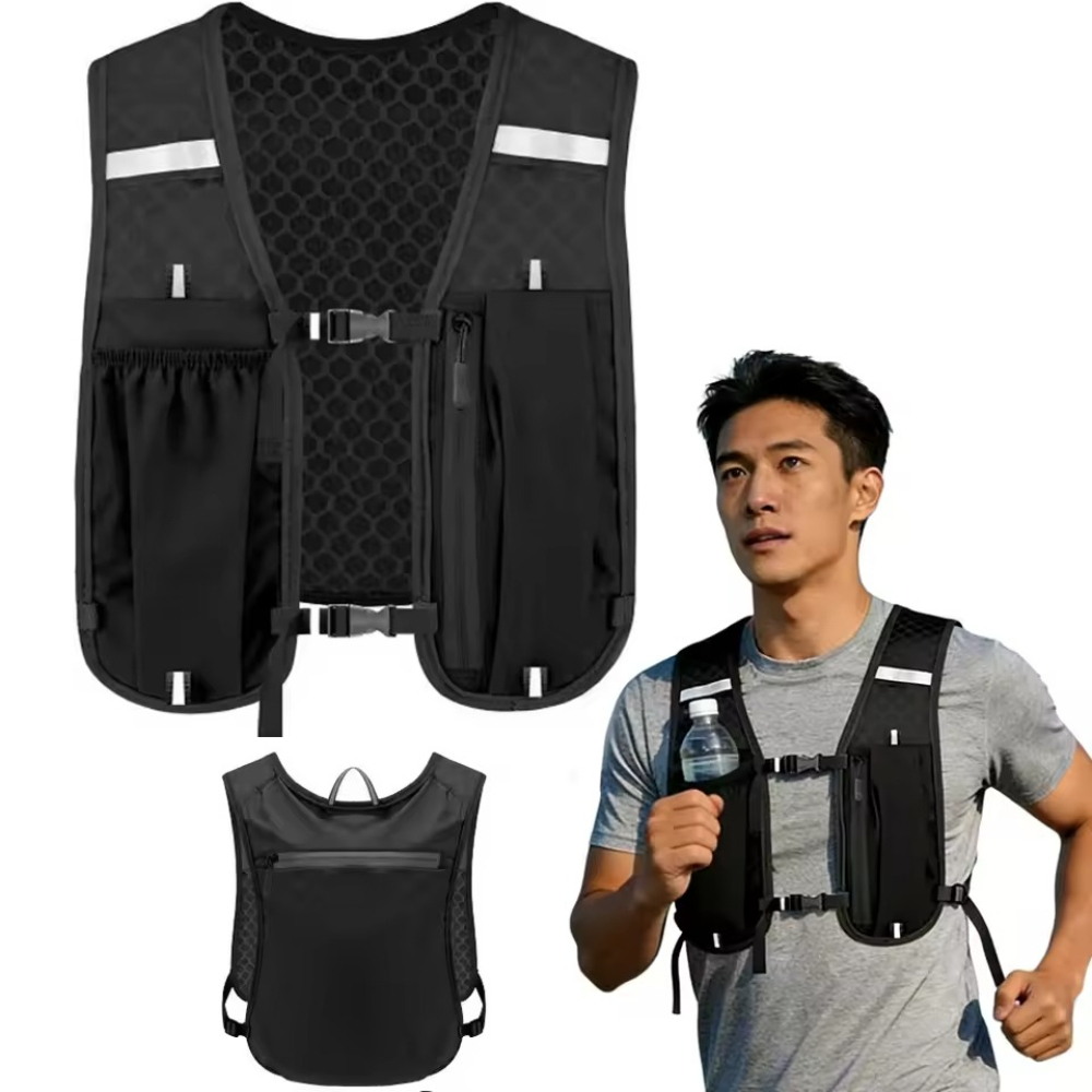 ハイドレーションバックパックベスト ランニング用 男女兼用  - Running Gear For Marathon のレビューと価格
