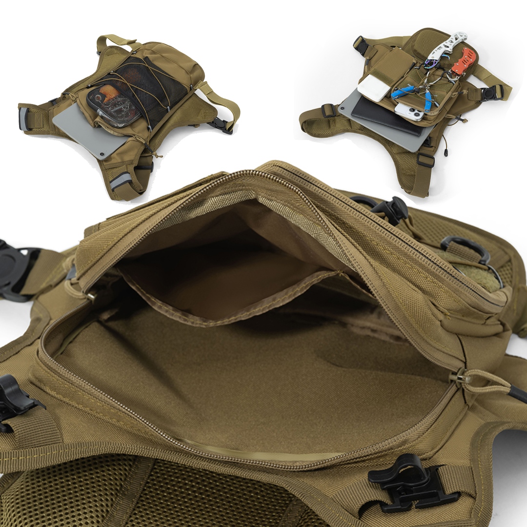 多機能チェストパックタクティカルベスト男性用ハイドレーション - Running Gear For Marathon のレビューと価格